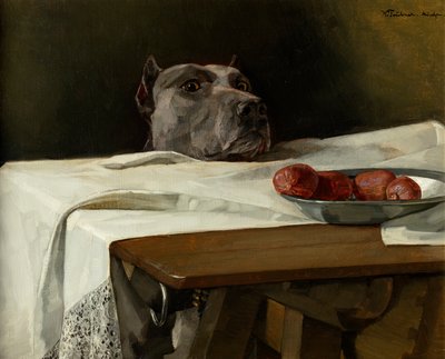 Caesar at the Rubicon by Wilhelm Trübner