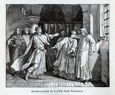 Reconciliation of Ludwig with Friedrich by Wilhelm Werthmann