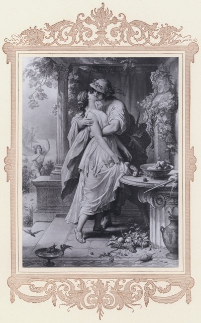 Dora, Alexis and Dora (lithograph) by Wilhelm von (after) Kaulbach