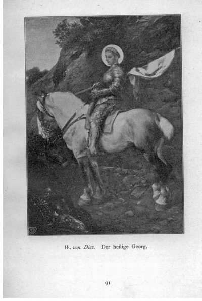 Saint George by Wilhelm Von Diez