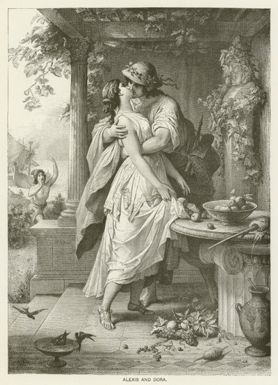 Alexis and Dora by Wilhelm von Kaulbach