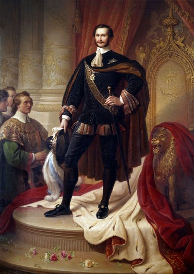 Portrait of Maximilian II Joseph, King of Bavaria by Wilhelm von Kaulbach