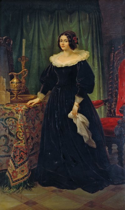 Portrait of the dancer Lola Montez 1821-1861, 1847 by Wilhelm von Kaulbach