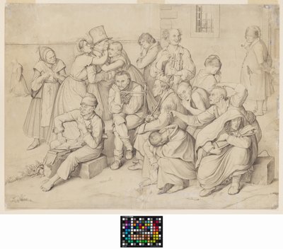 The Madhouse by Wilhelm von Kaulbach