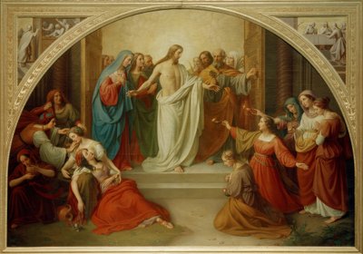 The Wise and Foolish Virgins by Friedrich Wilhelm von Schadow