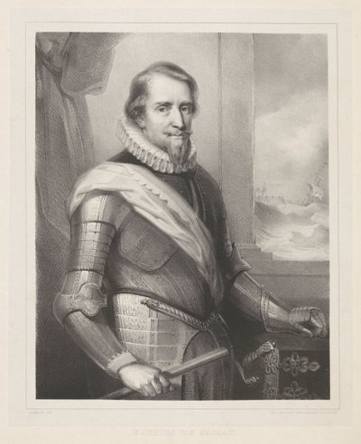 Portrait of Maurice, Prince of Orange by Wilhelmus Cornelis Chimaer van Oudendorp