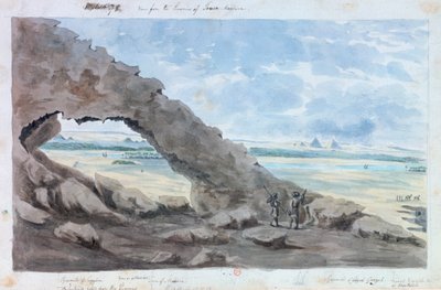 View of the Pyramids, Egypt by Wilkinson
