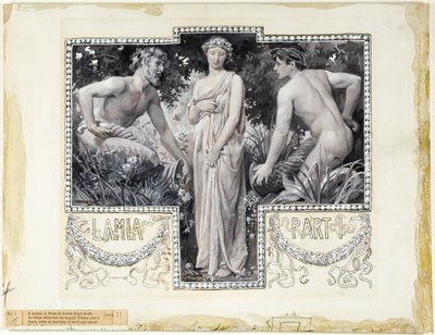 A Nymph, To Whom All Hoofed Satyrs Knelt Head-piece, Part 1 by Will Hicock Low