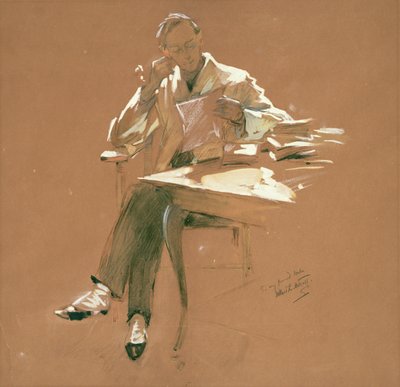 The Professor by Willard Leroy Metcalf