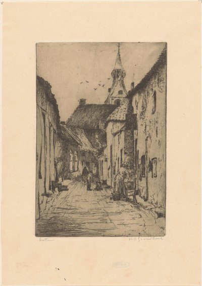 Hattem by Willem Adrianus Grondhout (signed by artist)