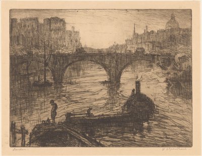 London by Willem Adrianus Grondhout (signed by artist)