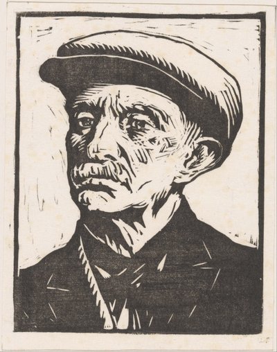 Portrait of an Unknown Man by Willem Adrianus Grondhout (signed by artist)