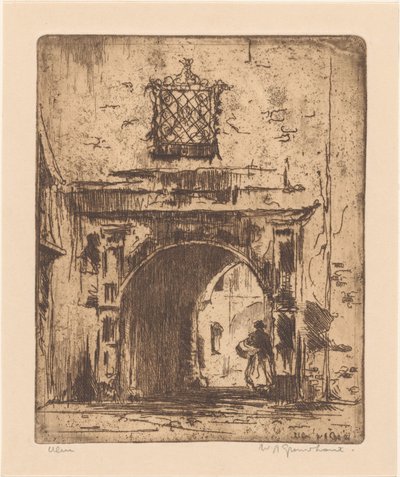 Ulm by Willem Adrianus Grondhout (signed by artist)