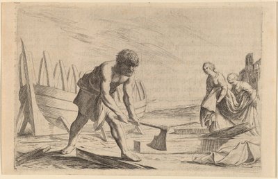 Ulysses on the Island of the Goddess Calypso by Willem Basse