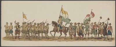 Delft Parade of 1862, First and Second Group by Willem Bernardus IJzerdraat