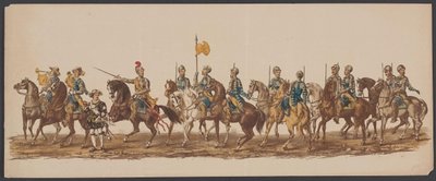 Delft Parade of 1862, First Group (series title) by Willem Bernardus IJzerdraat