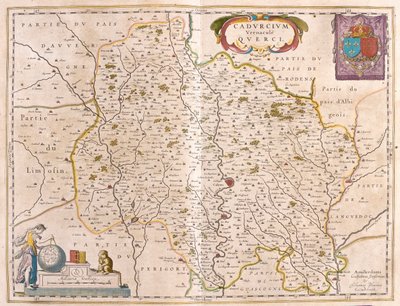 Department of Lot River - Languedoc - Quercy, in 