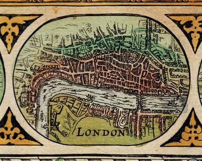 Representation of the City of London (detail) by Willem Blaeu