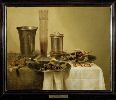 Still-Life with Silver Goblets by Willem Claesz. Heda