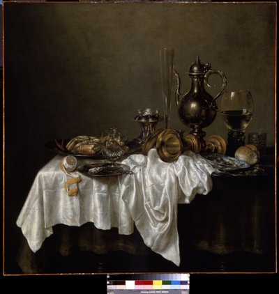 Breakfast with a Lobster by Willem Claesz. Heda