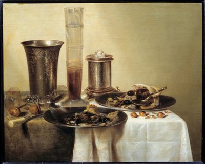 Still Life with Silver Cup by Willem Claesz. Heda