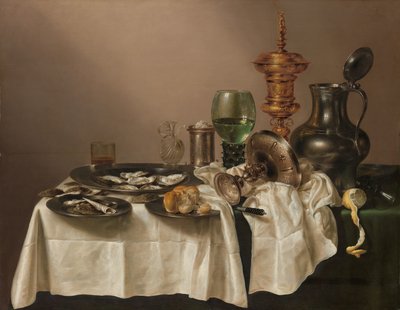 Still Life with a Gilt Cup by Willem Claesz. Heda