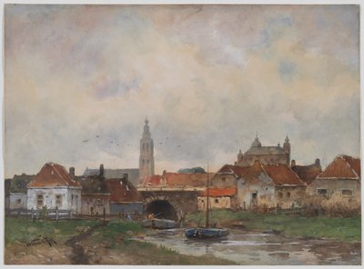 Upper Lock at Steenbergen by Willem Cornelis Rip