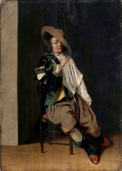 A Smoker, 17th Century by Willem Cornelisz Duyster