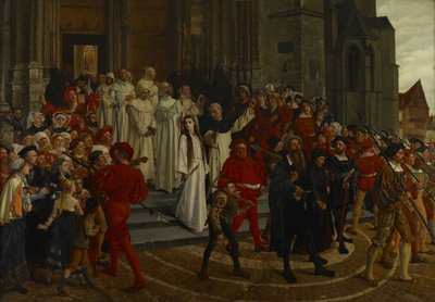 A Martyr Of The 16th Century - Johanna Van Santhoven by Willem Geets