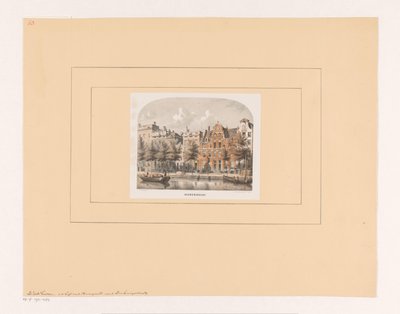Herengracht with Bartolotti House in Amsterdam by Willem Hekking jr.