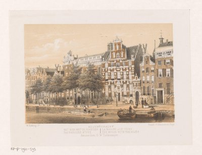 House with the Heads on the Keizersgracht by Willem Hekking jr.