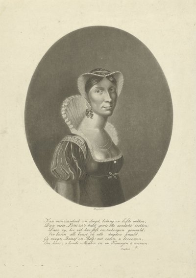 Portrait of Wilhelmina Frederica Louisa, Queen of the Netherlands by Willem Hendrik Hoogkamer