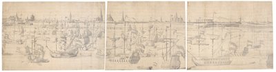 The Dutch Fleet at Copenhagen Road 1658 by Willem I van de Velde
