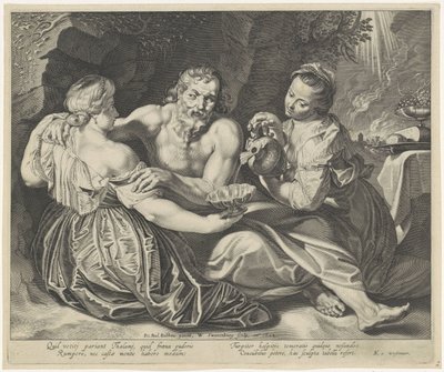 Lot Made Drunk by His Daughters by Willem Isaacsz. van Swanenburg
