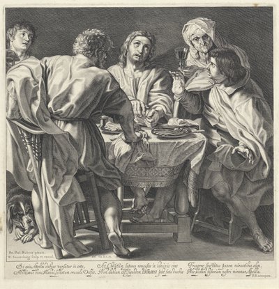Supper at Emmaus by Willem Isaacsz. van Swanenburg