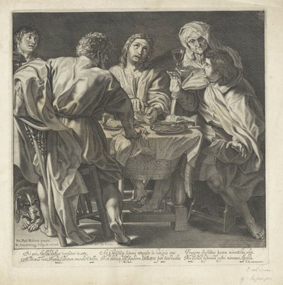 Meal in Emmaus by Willem Isaacsz. van Swanenburg