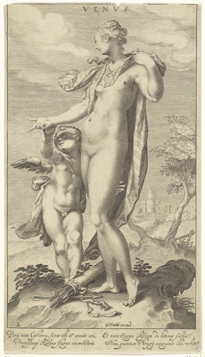 Venus and Cupid by Willem Isaacsz. van Swanenburg