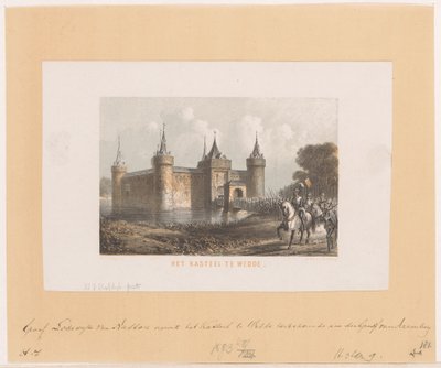 The Castle at Wedde by Willem Jacob Hofdijk