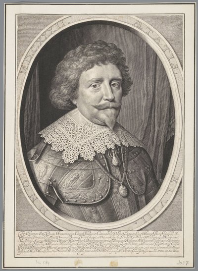 Portrait of Frederick Henry, Prince of Orange, at Age 48 by Willem Jacobsz Delff