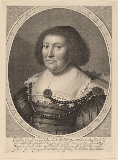 Catherine, Countess of Pallandt by Willem Jacobsz Delff after Michiel van Miereveld