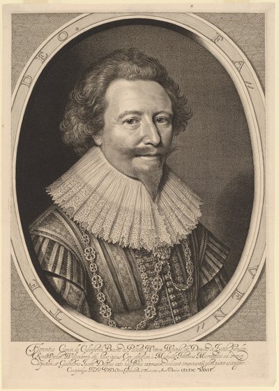 Florent II, Count of Pallandt by Willem Jacobsz Delff after Michiel van Miereveld