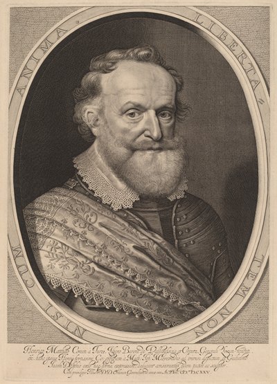 Hendrik Matthias, Count of Thurn and Taxis by Willem Jacobsz Delff after Michiel van Miereveld