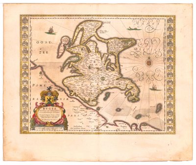 Rügen From: Theatrum Orbis Terrarum by Willem Janszoon Blaeu