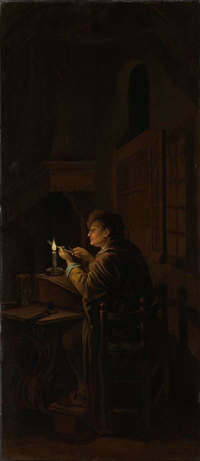 Right Panel of a Triptych: Allegory of Art Training by Willem Joseph Laquy
