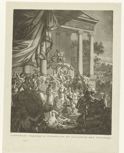 Allegorical Representation of the Alliance Between the Netherlands and France, 1795 by Willem Kok