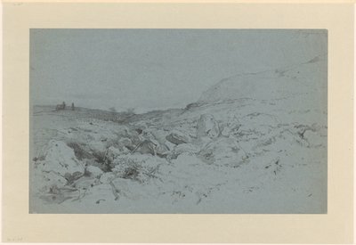 Hilly Landscape with Stream, near Bergen in Norway by Willem Maris