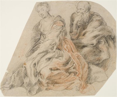 A Young Woman and an Old Man by Willem Panneels