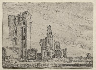 Ruins of the Castle Huys Te Kleef near Haarlem by Willem Pietersz Buytewech