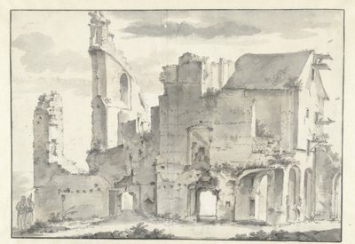 Ruins of Rijnsburg Abbey by Willem Schellinks