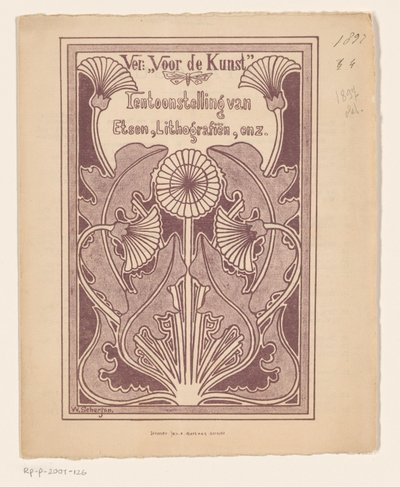 Exhibition Catalogue of the Association for the Arts by Willem Scherjon